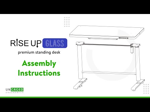 Quick Assembly Glass Standing Desk How To Assemble Glass Standing Desk